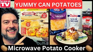 Yummy Can Potatoes. How to cook potatoes in the microwave. [454