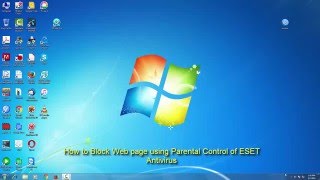 How to Enable Parental Control using ESET Antivirus ! screenshot 4