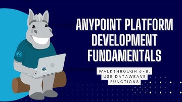 [Mulesoft] Anypoint Platform Development Fundamentals - Use Dataweave Functions