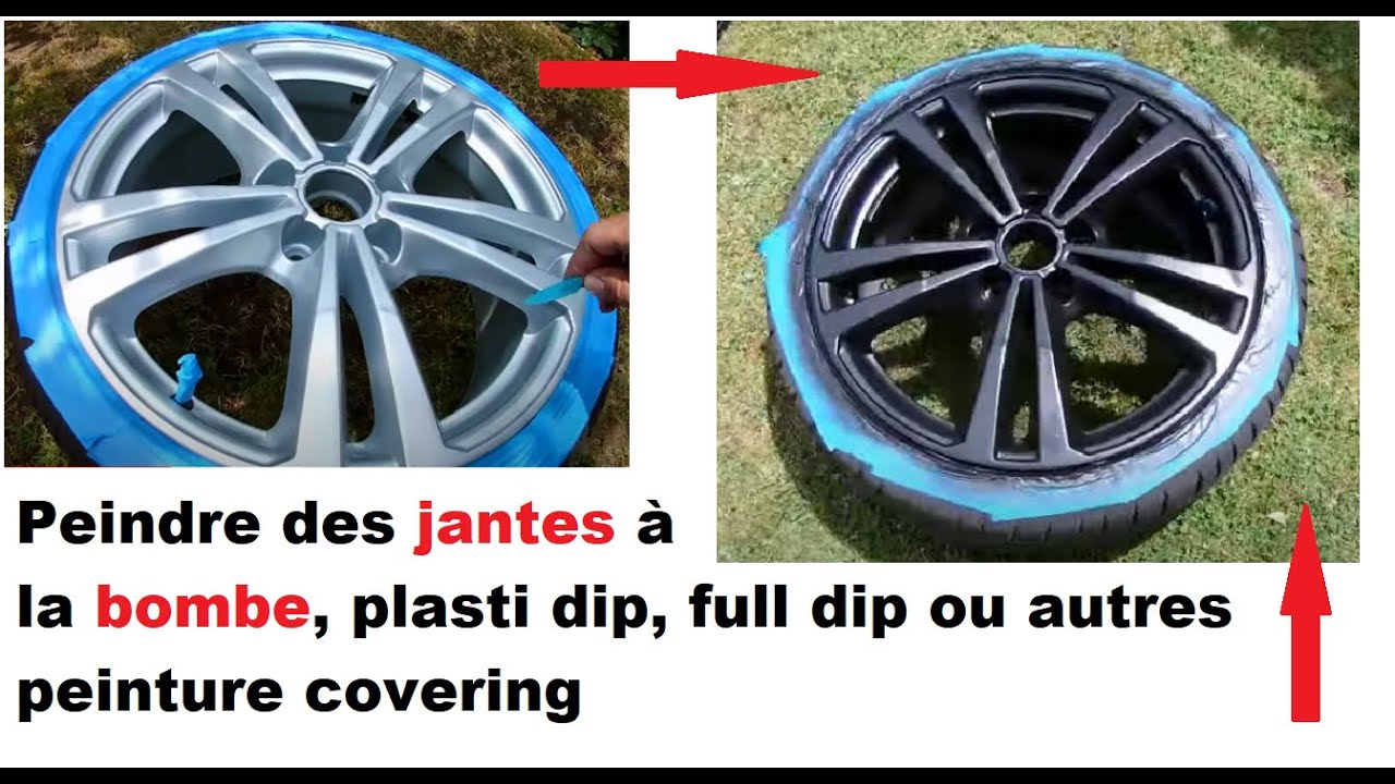 Tuto] Plasti Dip Noir Brillant sur Jante X6 20 