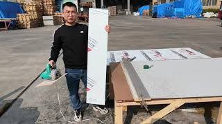 The cutting tips of 3mm 4mm PVDF Coating Aluminum Composite Panels