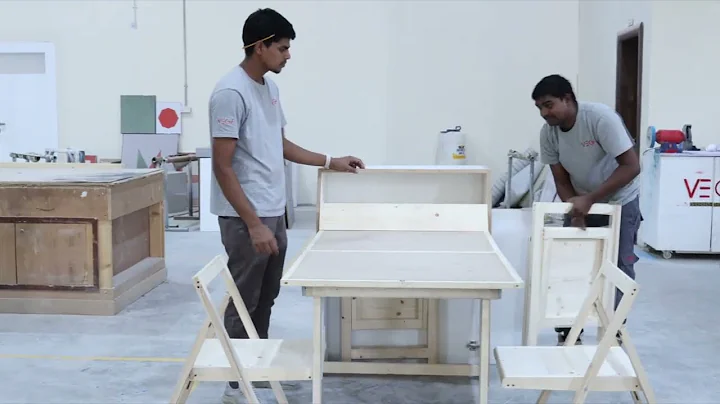 Folding table and folding chair design #classicwood #Furnituredesign #easytocary Vegasolutions