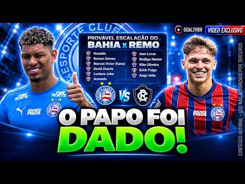 💥 TUDO DEFINIDO! Bahia prepara mudanças, CENI quer bater Condé e Mingo já tem substituto!