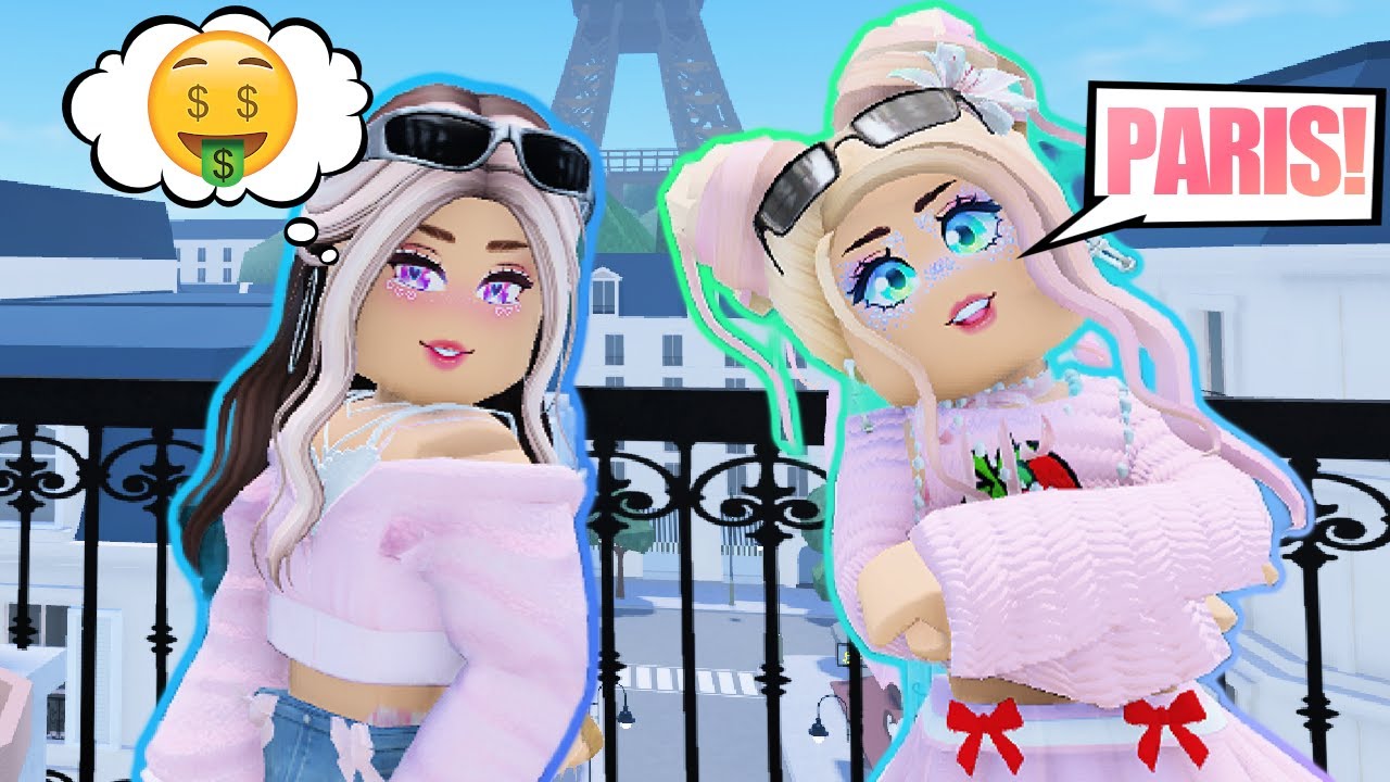 REICHE MÄDCHEN 💵 fliegen nach PARIS 🗼 in Berry Avenue 🏡 XXL Roblox Roleplay