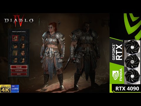 Diablo IV Beta High Settings 4K | RTX 4090 | i9 13900K 6GHz