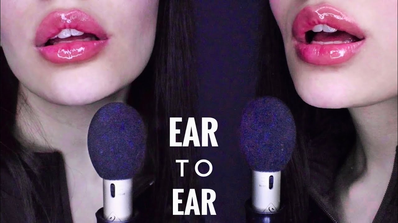 ASMR Twins | Inaudible Whispering & mouth sounds