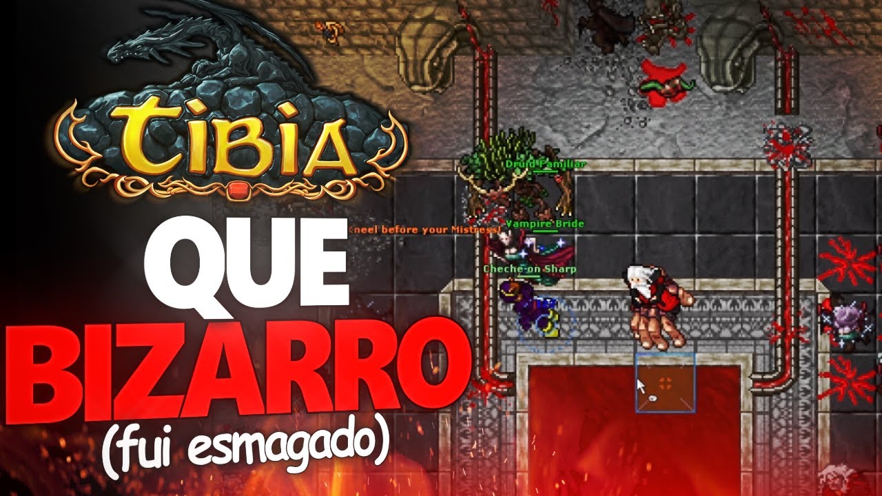 TIBIA É BIZARRO! EDRON ME HUMILHOU! (foi trágico...)