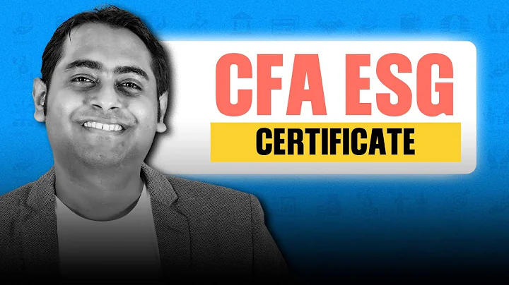 Unlocking Sustainable Investment Opportunities with CFA ESG Certificates| fintelligents |ganeshnayak
