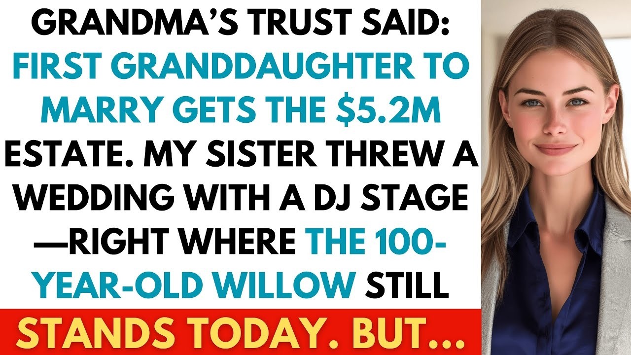 My Sister Planned a Lavish Wedding to Claim the $450K Income Manor—Then Tree Law Killed the Music