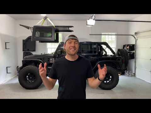 BEST HARDTOP HOIST FOR YOUR JEEP?? // SIMPLE DIY ELECTRIC HOIST SYSTEM