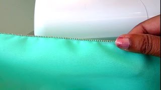 HOW TO MAKE PICOT STITCH/ZIG ZAG/ ROLLED HEM.......DIY