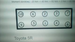 Toyota 4Y 5K 5R Moment Dokrecania Głowicy Wózek Widłowy - Youtube