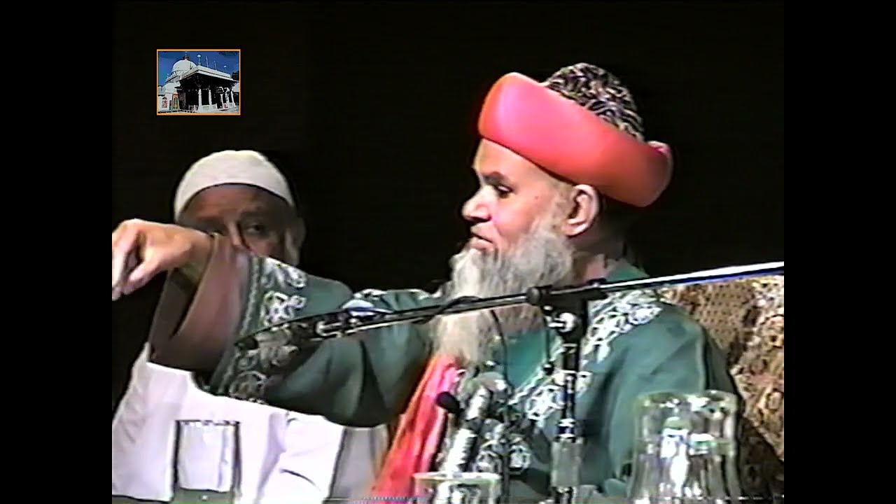 Shaikh Ul Islam Madni Miya Ashrafi Jilani Takrir (NABUWAT) at Toronto, Canada 2001