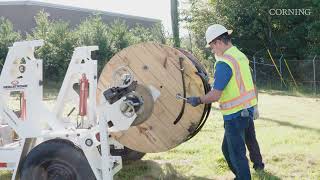 Pulling Installation of Fiber Optic Cable