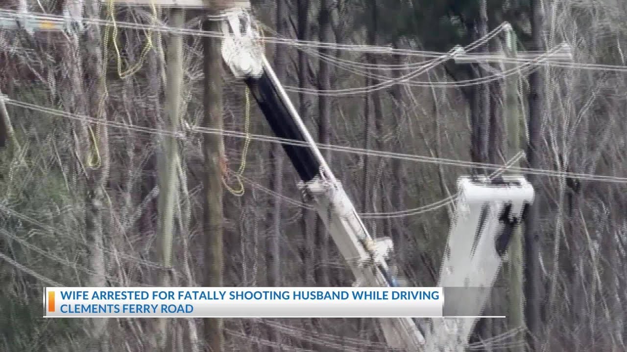 Woman accused of shooting, killing husband before crash