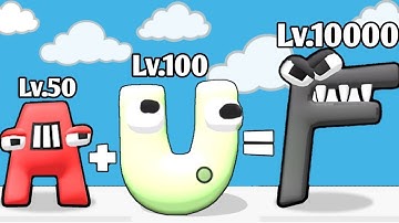 MERGE ALPHABET NUMBER RUN 3D - Merge Alphabet Lore, Merge Number Lore, Merge Master