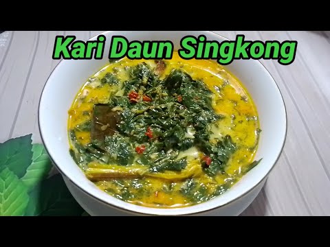 Cara Masak Kari Daun Singkong
