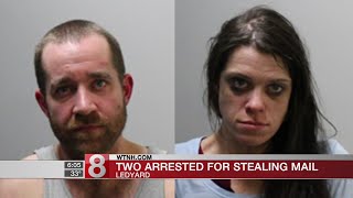 Two arrested for stealing mail