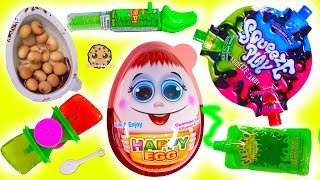 Crazy Weird Candy Haul Video - Egg , Sour Juicy Drops + More