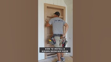 How TO Install A Hidden Bookcase Door