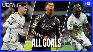 VALVERDE, BELLINGHAM, VINÍCIUS | All REAL MADRID 2023/24 GOALS to reach the #UCL Final ⚽