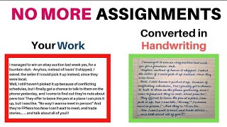 TRICK for STUDENTS : Convert Text to Handwriting | Vikas University Tips and Tricks