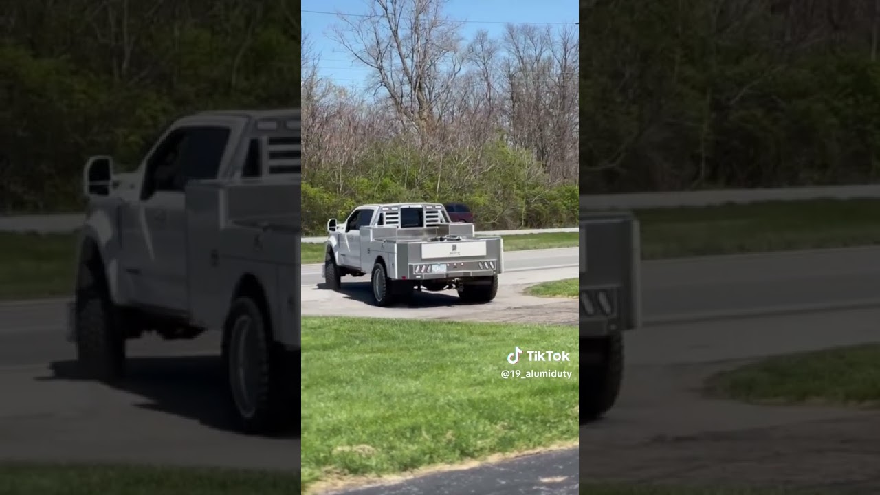 Just finished this one up! An awesome aluminum gooseneck service body built by Martin Truck bodies!