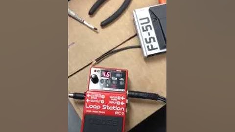 Boss RC-3 and FS-5U Tip & trick