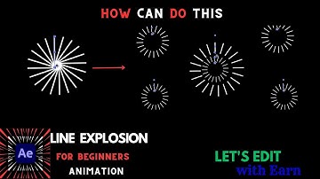 LINE  EXPLOSION ANIMATION IN AFTER EFFECTS || EASY TUTORIAL ||