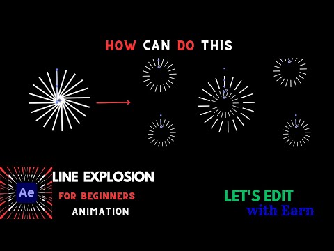LINE  EXPLOSION ANIMATION IN AFTER EFFECTS || EASY TUTORIAL ||