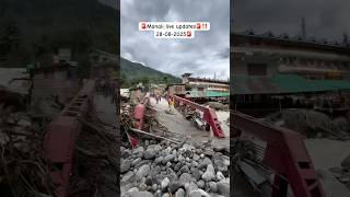 Manali flood😓#manaliflood #manaliupdate #flood #cloudburst2025