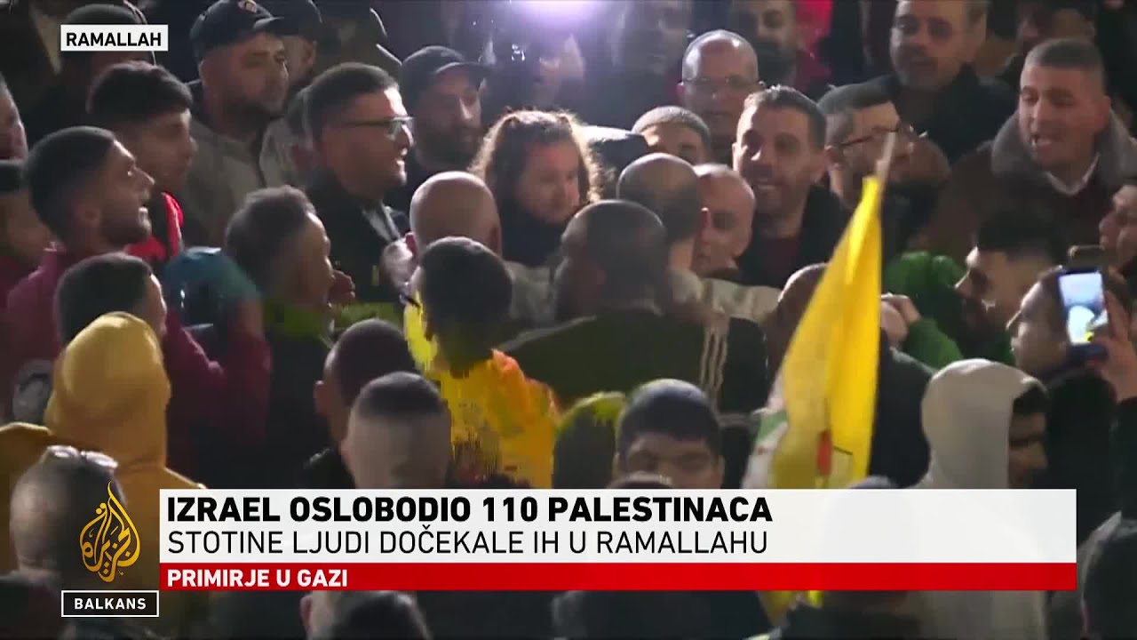 إسرائيل تفرج عن 110 أسرى فلسطينيين