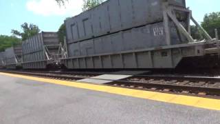 #1063 CSX D765-19 Double Stack trash train