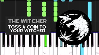 Toss A Coin To Your Witcher (Piano Solo Tutorial) - The Witcher