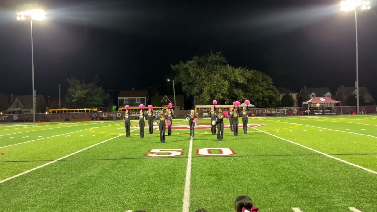 Mercy Varsity Pompon U of D Jesuit Halftime 10/04/24