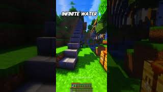 The most ILLEGAL water trick #Minecraft  #minecraftbuilding #shorts