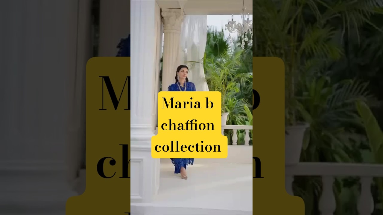 Maria b luxurious chaffion collection 2025 