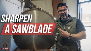 How a Saw Blade is Sharpened