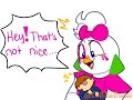 Chica boops smol bean gregory fnaf comic by callmebreadthetoast