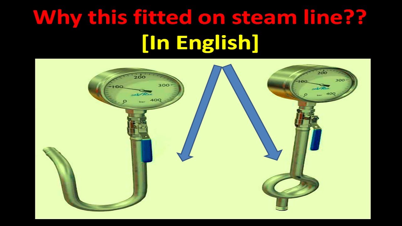 [English] Why gauge syphon fitted on pressure gauge?? Purpose of gauge