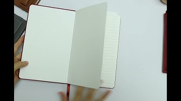 Pu leather notebook