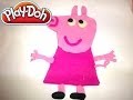 PLAY-DOH PEPPA PIG.JUEGOS DE PLASTILINA PEPPA PIG.MODELADO DE PEPPA PIG.