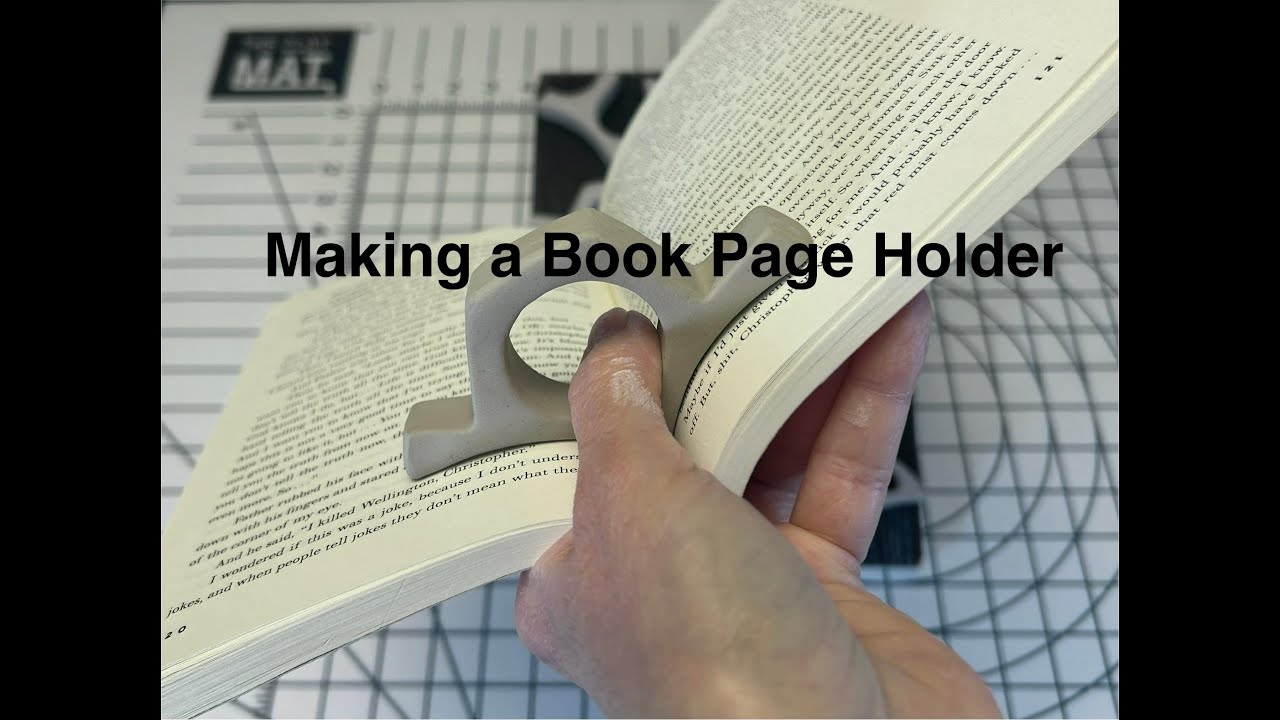 Making a Book Page Holder