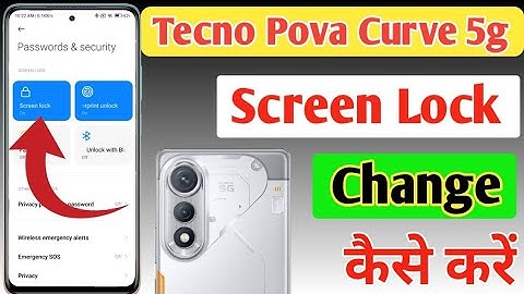 Tecno pova curve 5g screen lock kaise change kare/ Tecno pova curve pattern lock change kaise kare