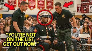 Two Guards Asked Black Marine to Leave His Son’s Graduation — Then Six SEALs Silenced the Room