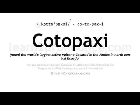 Video: Kuinka cotopaxi muodostui?