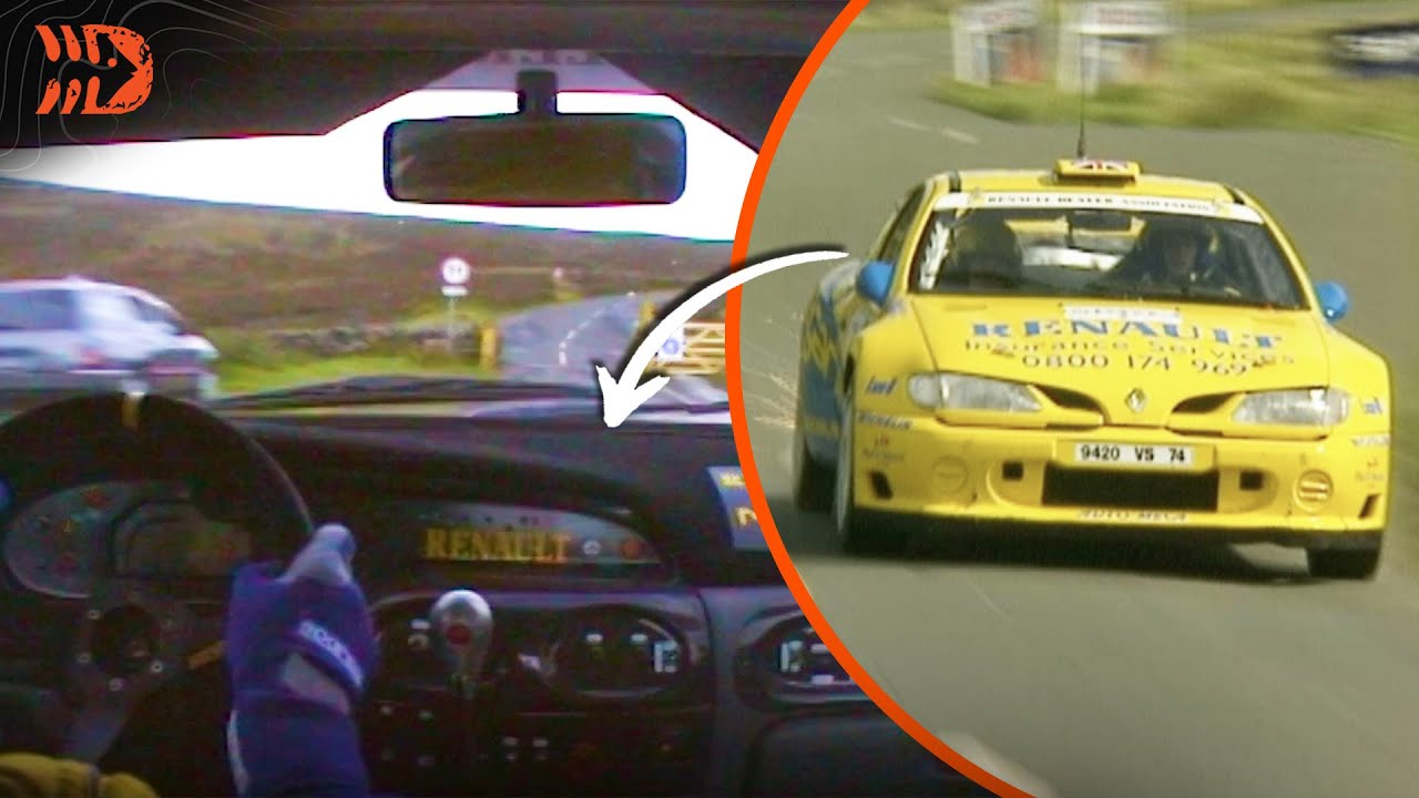 Renault Mégane Maxi Kit Car ONBOARD | Martin Rowe 1998 Manx International Rally SS18