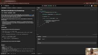 Remove Duplicates from Sorted Array  - LeetCode 26 - Java