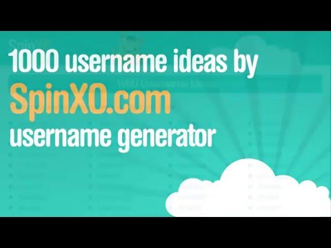 1000 Username Ideas By Spinxo Youtube