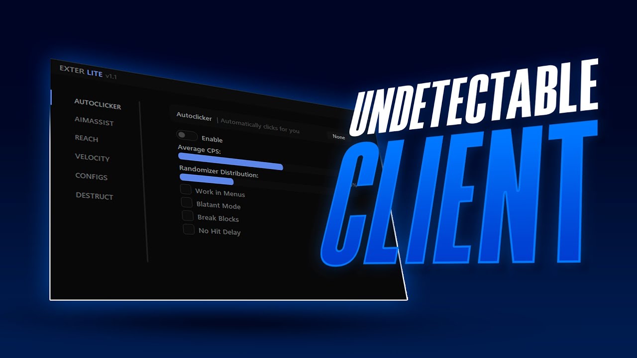 ⚡The new BEST *UNDETECTABLE* GHOST CLIENT (Exter Lite) | Bypass Screenshares